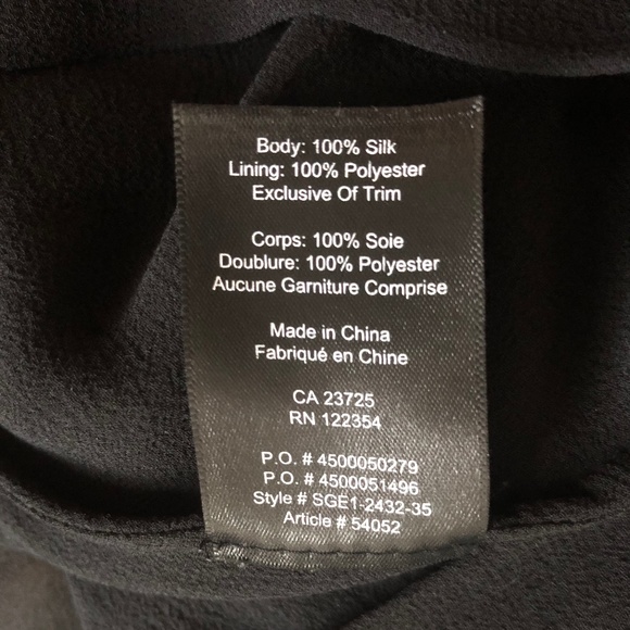 Aritzia Babaton Alexander Silk Blouse XS - Picture 8 of 8